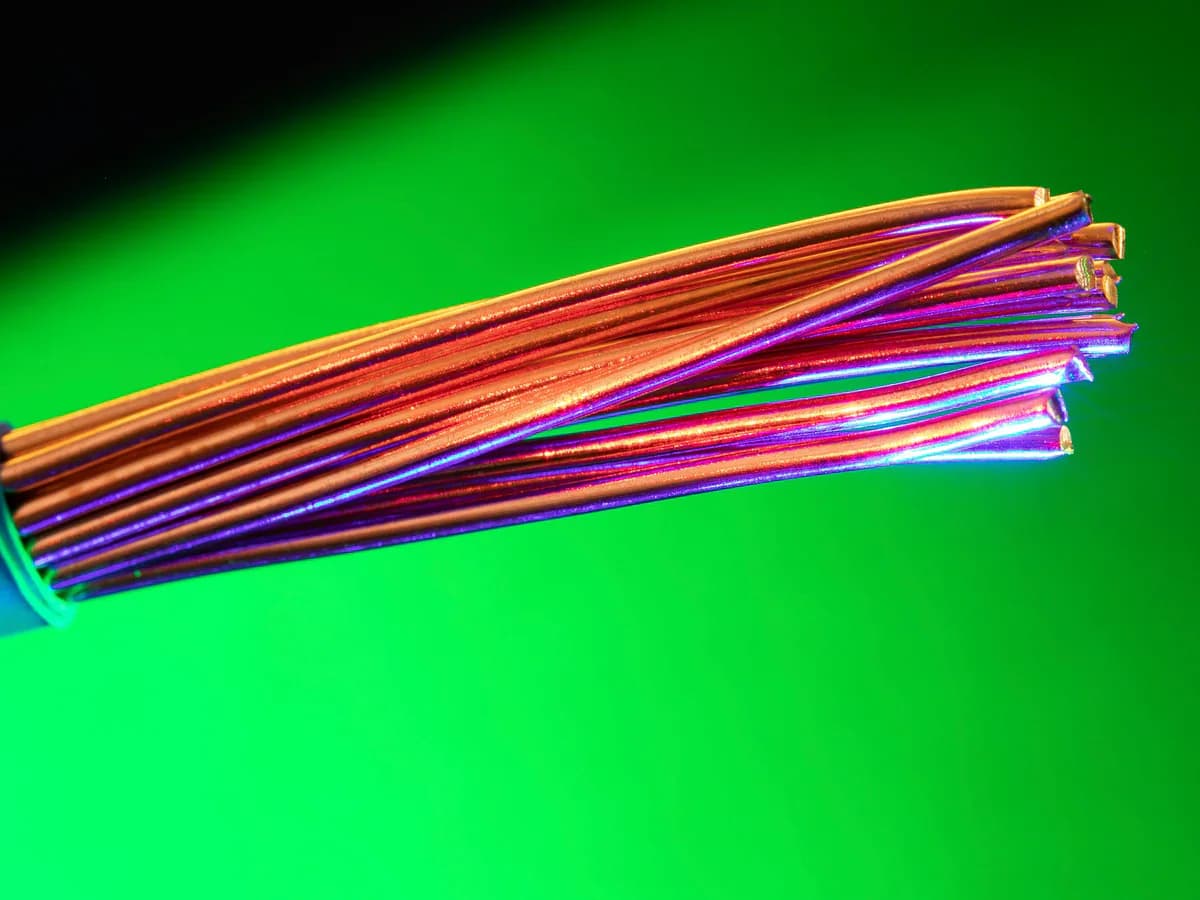 Rollo de cable NYA de cobre con aislación PVC de colores normados