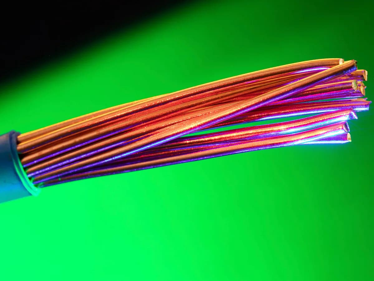 Rollo de cable NYA de cobre con aislación PVC de colores normados