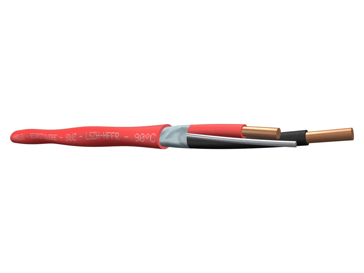 Cable para alarmas e incendio Marlew SWZ con cubierta libre de halógenos