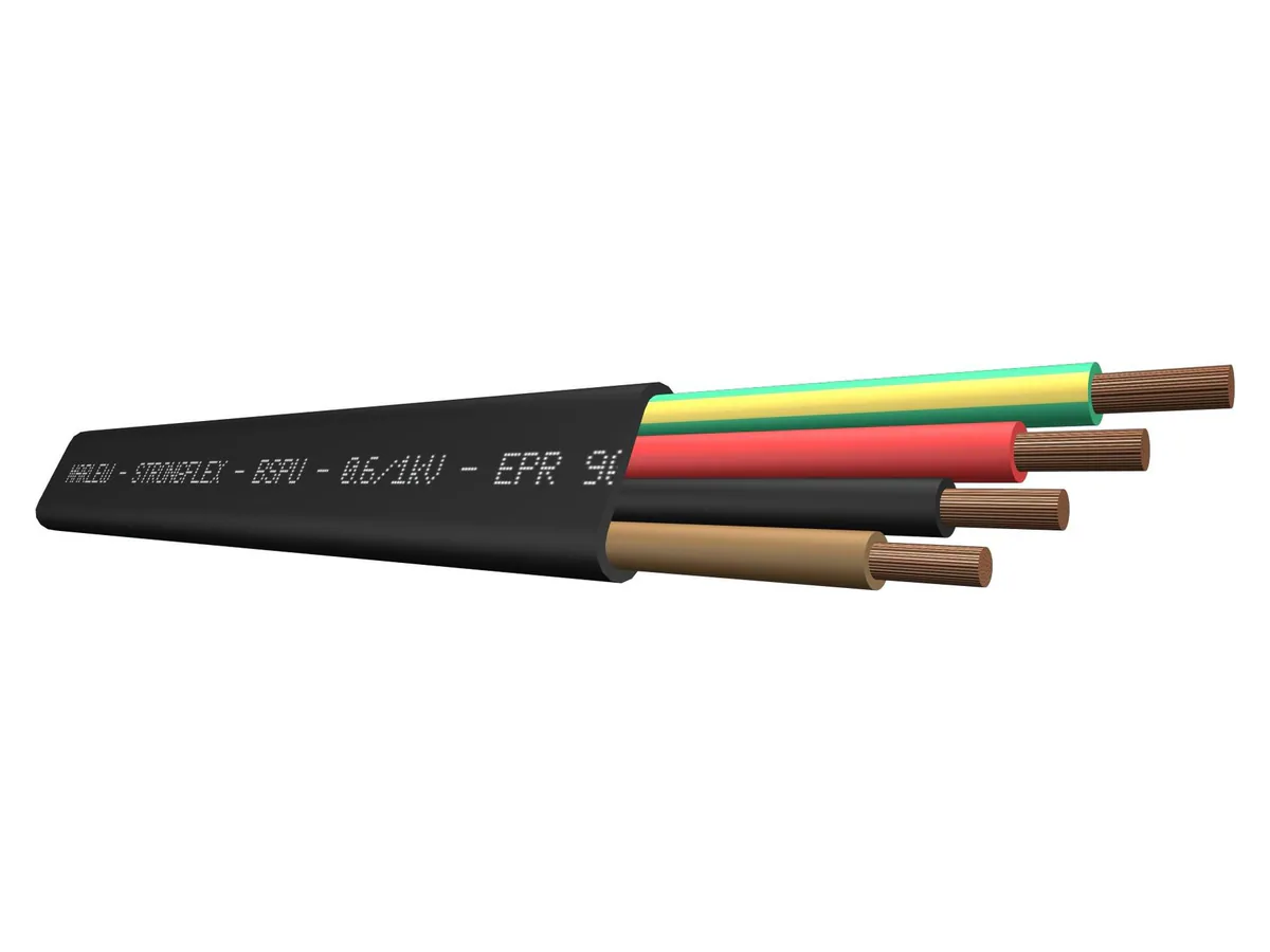 Cable sumergible plano de poliuretano Marlew BSPU