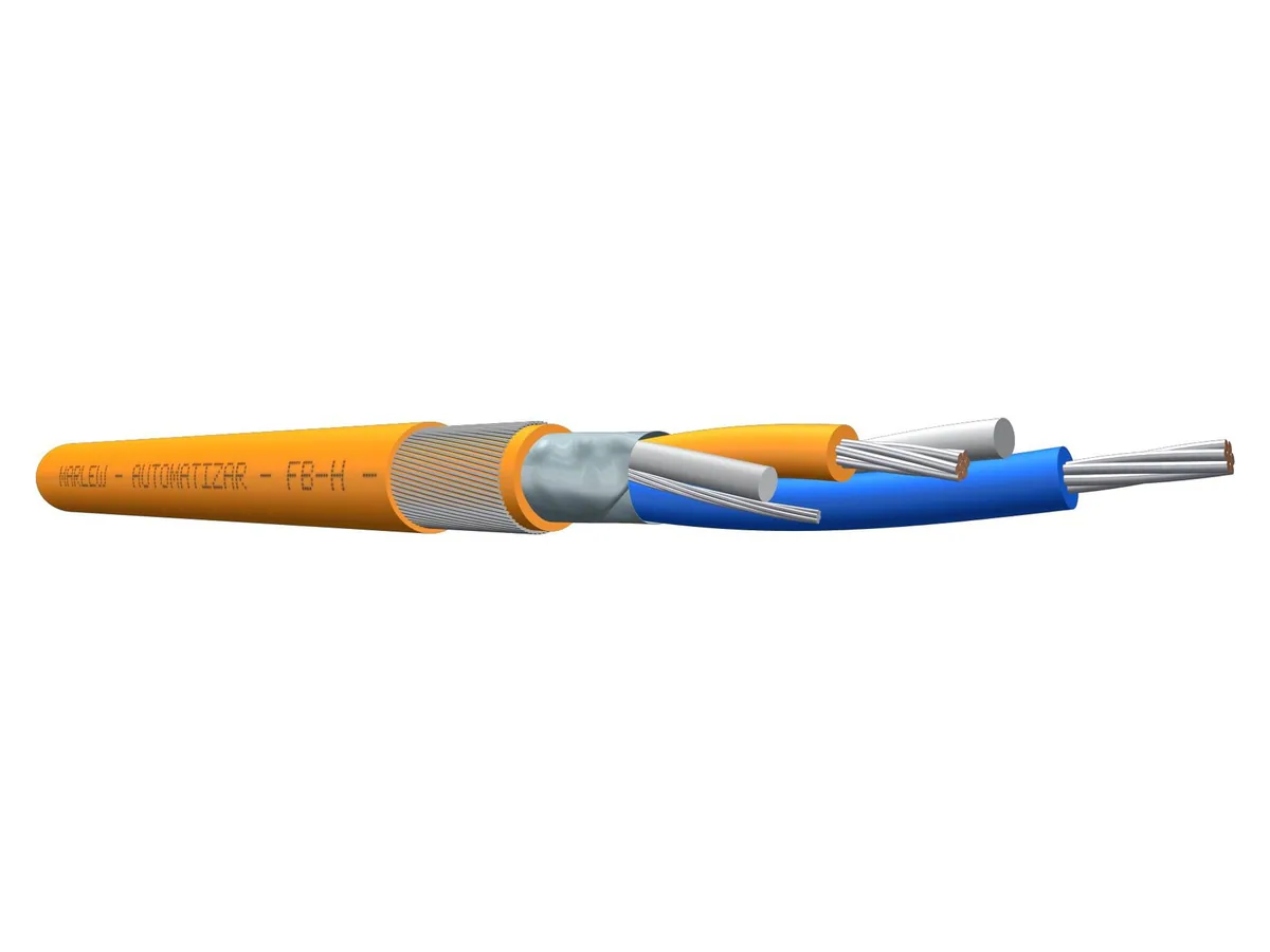Cable Fieldbus Marlew H Clad con armadura de acero y aislación XLPE