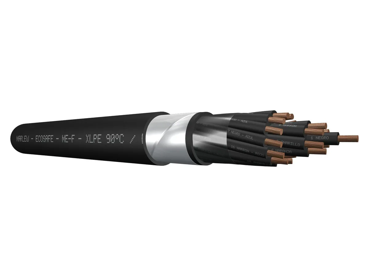 Cable de control LSZH armado Marlew ME-F Clad con fleje de acero