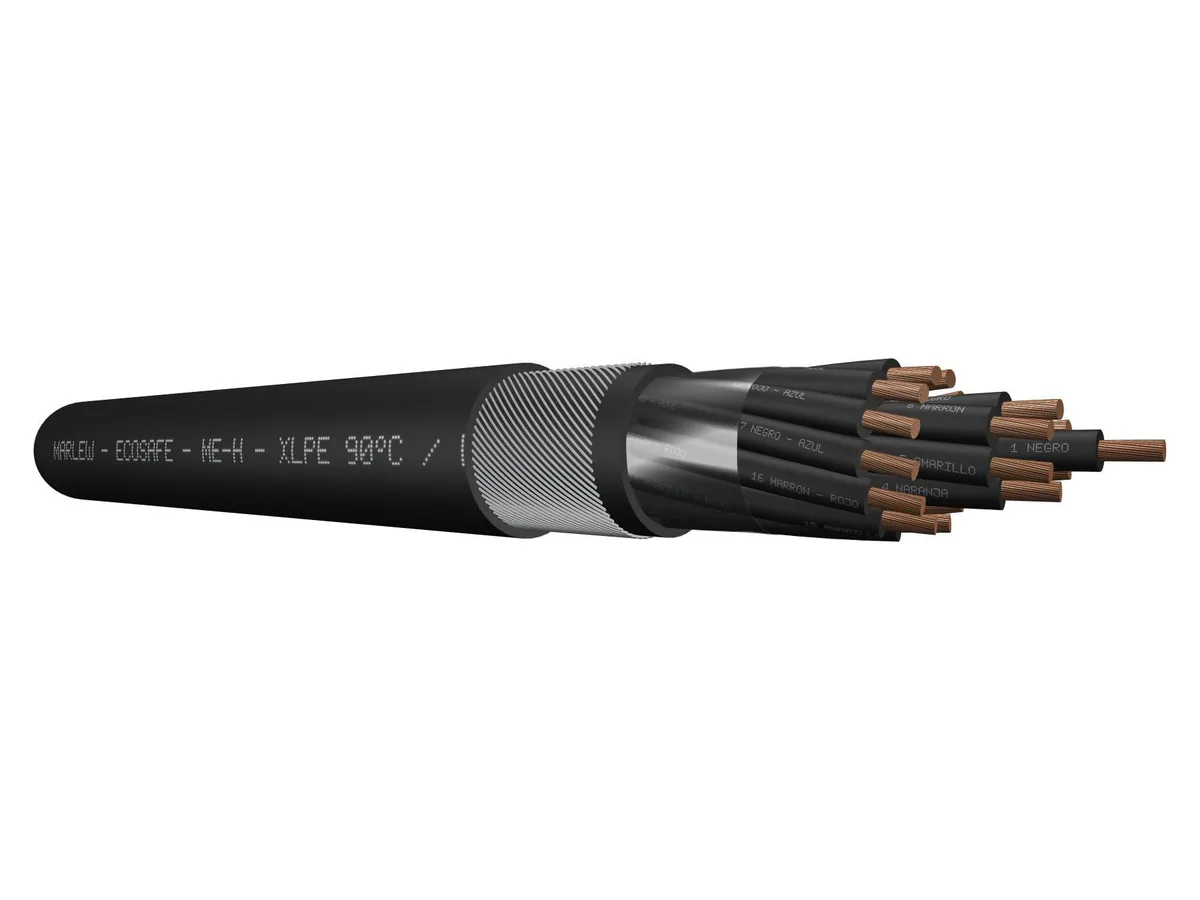Cable de control LSZH armado Marlew ME-H Clad con alambres de acero