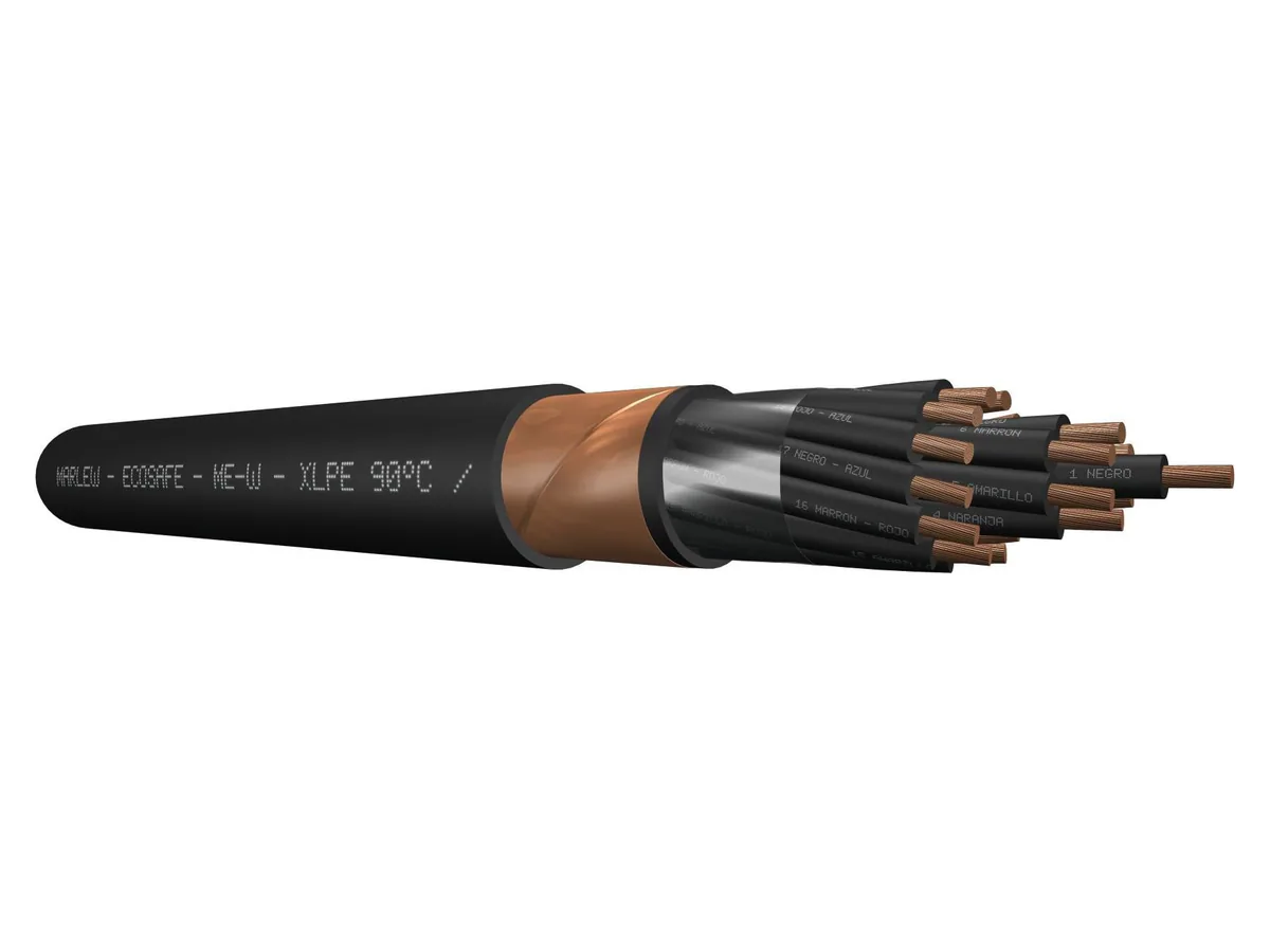 Cable de control LSZH blindado Marlew ME-W Block con fleje de cobre