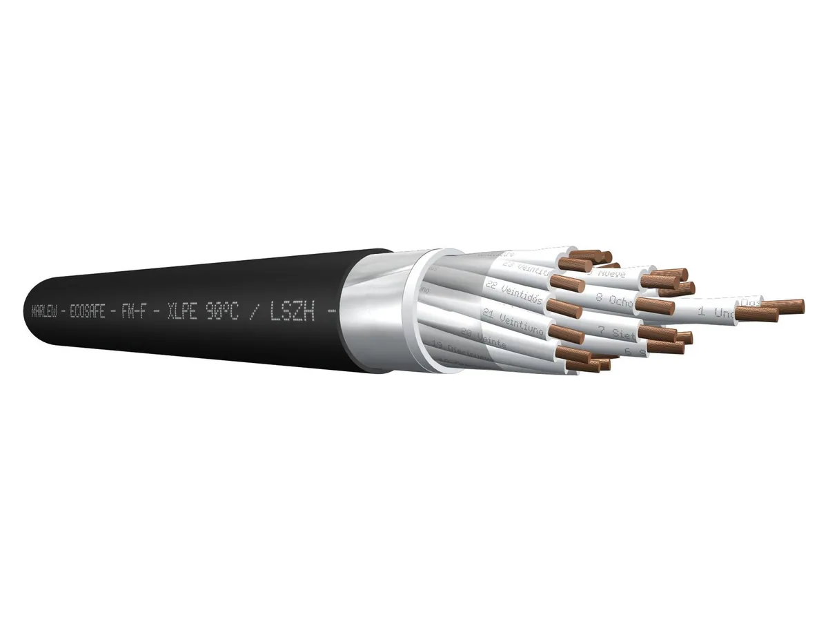 Cable de control LSZH armado Marlew FM-F Clad con fleje de acero