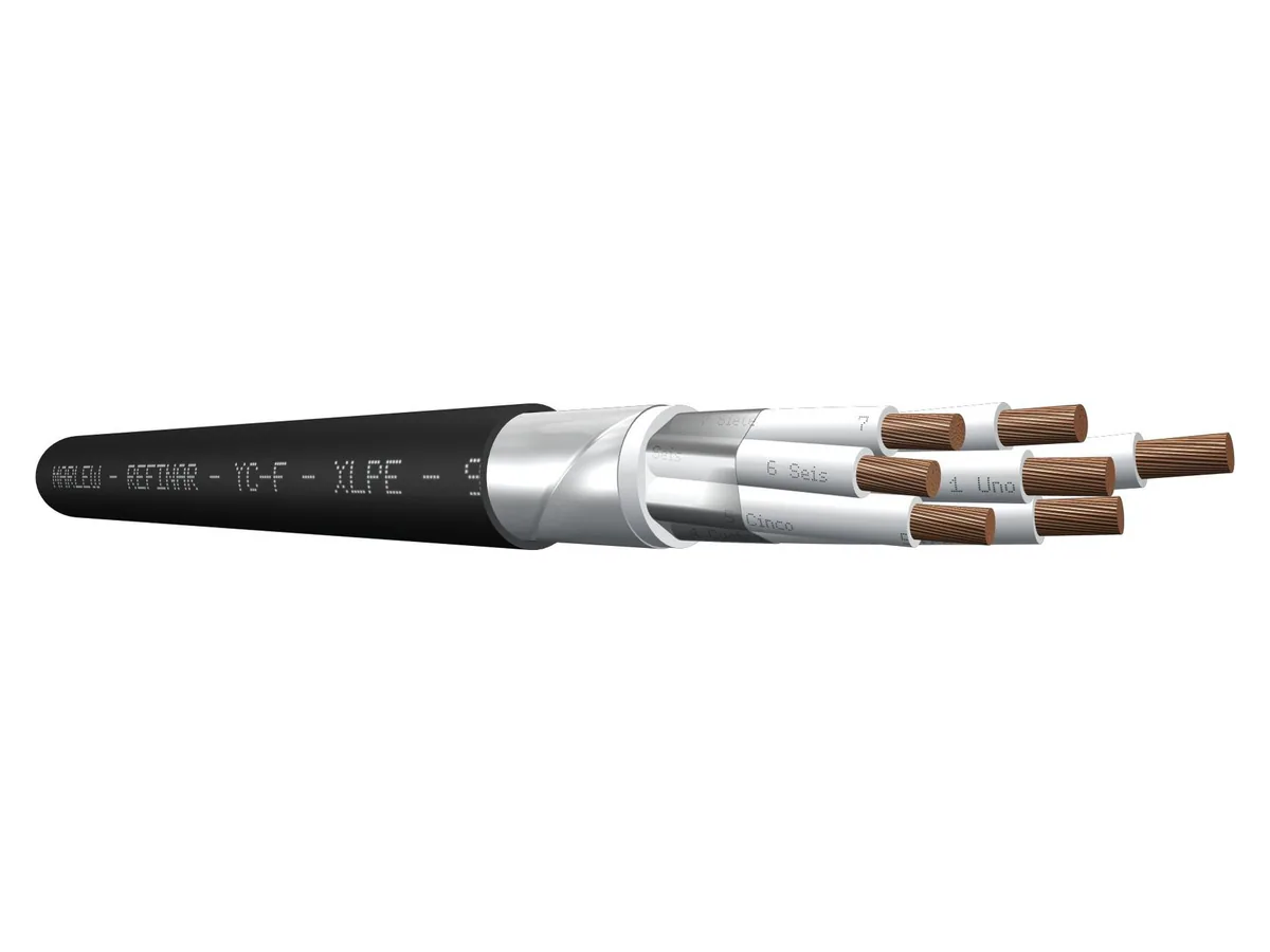 Cable de control petrolero armado Marlew YC-F Clad con fleje de acero