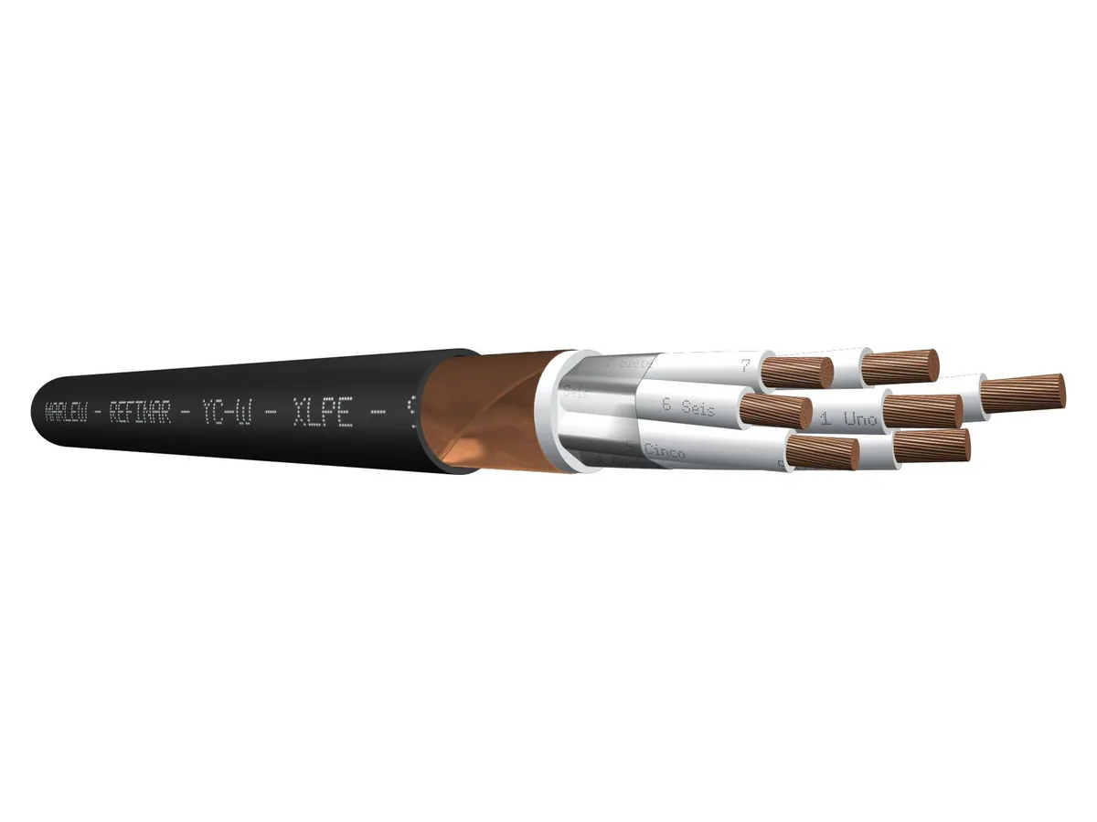 Cable de control petrolero blindado Marlew YC-W Block con fleje de cobre