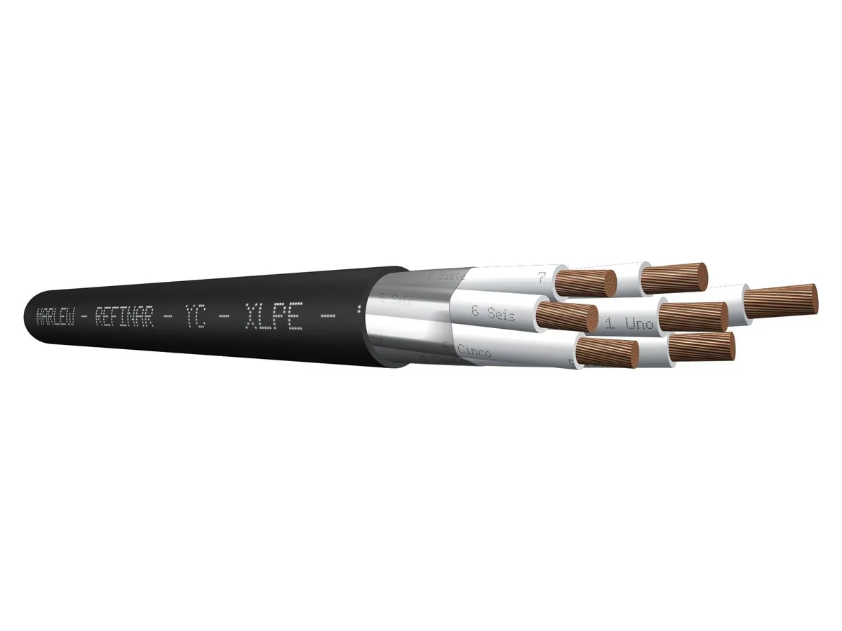 Cable de control para industria petrolera Marlew YC con cubierta resistente a hidrocarburos
