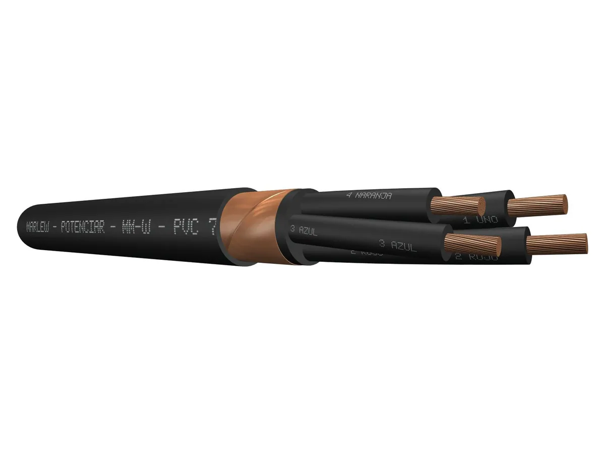 Cable de control de PVC blindado Marlew MM-W Block con fleje de cobre