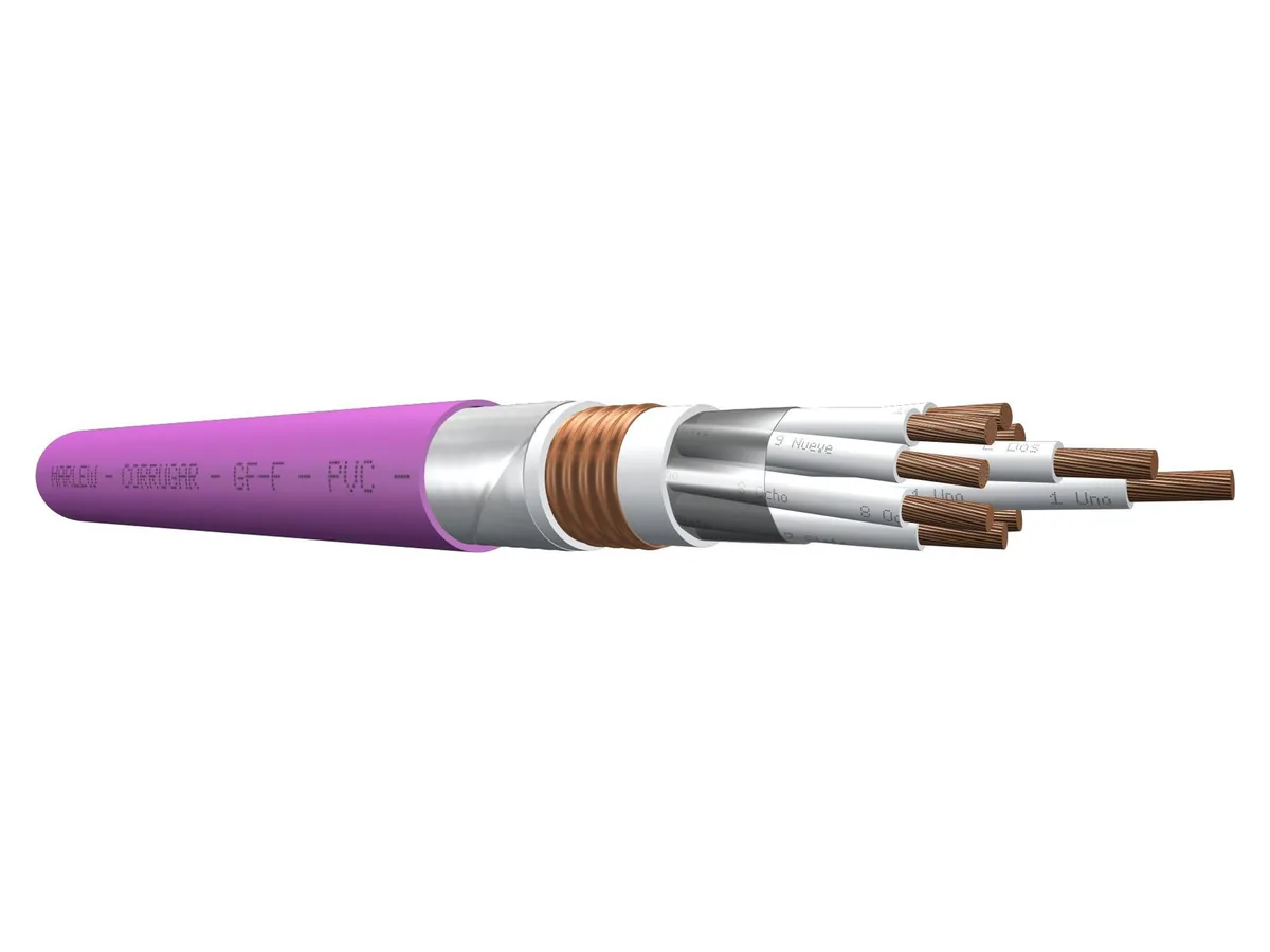 Cable de control blindado armado Marlew GF-F Clad con fleje de acero