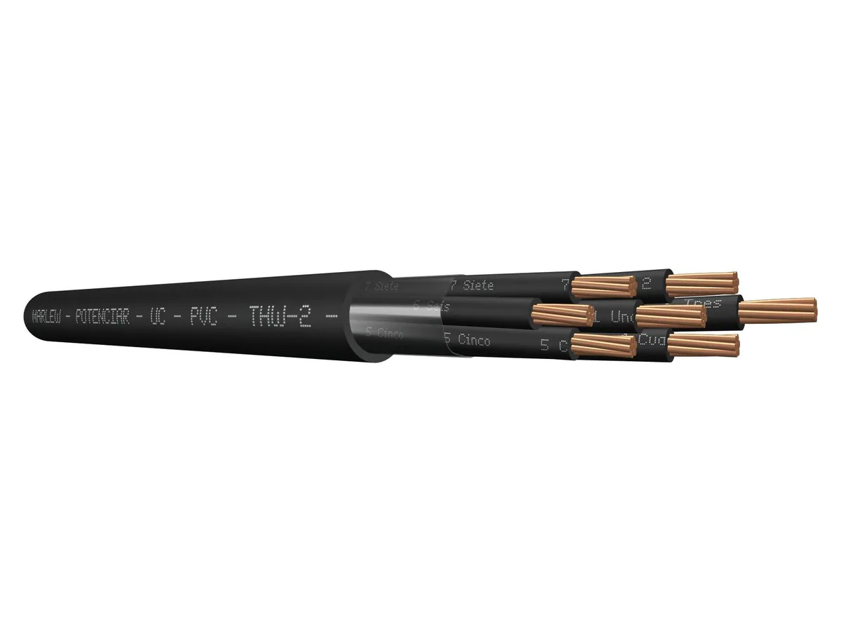 Cable de control multipolar Marlew UC con aislación THW-2