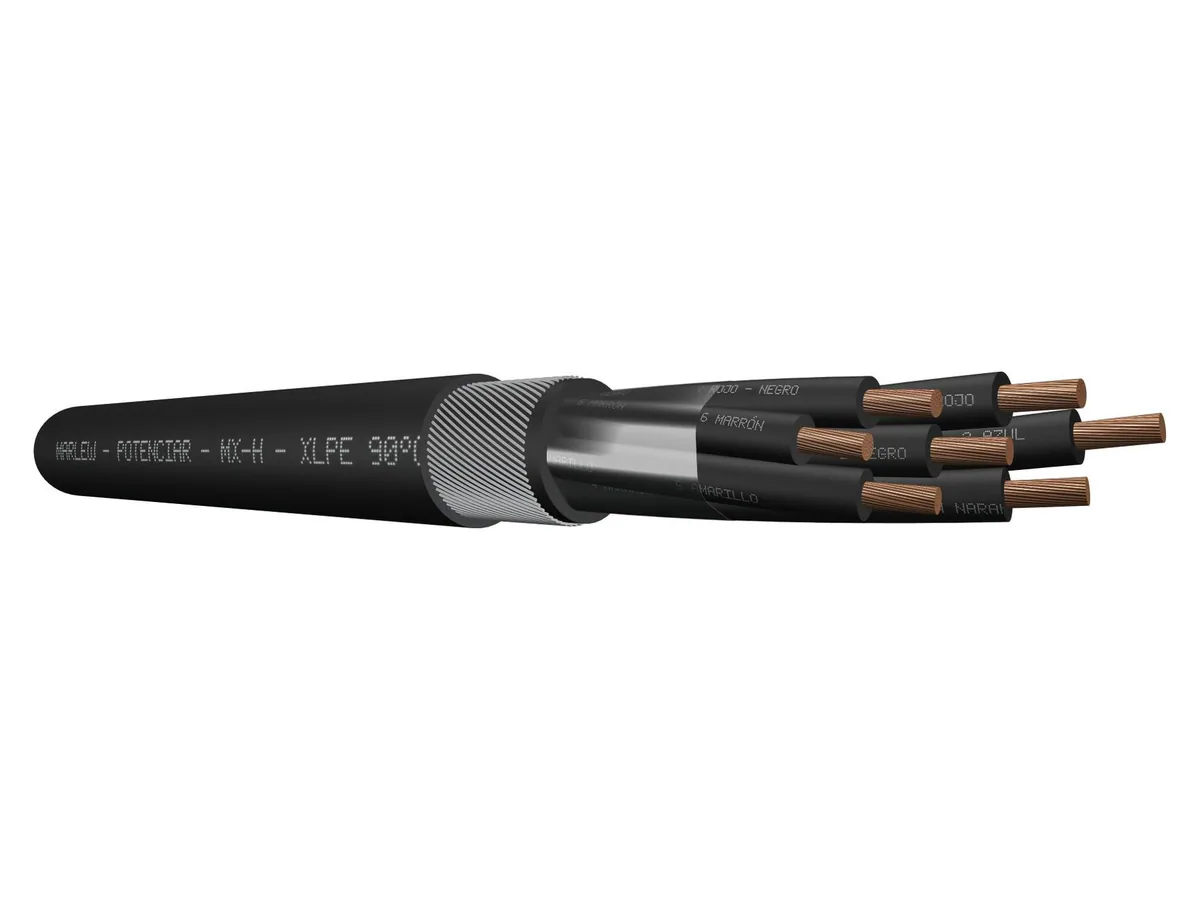 Cable de control con XLPE armado Marlew MX-H Clad con alambres de acero