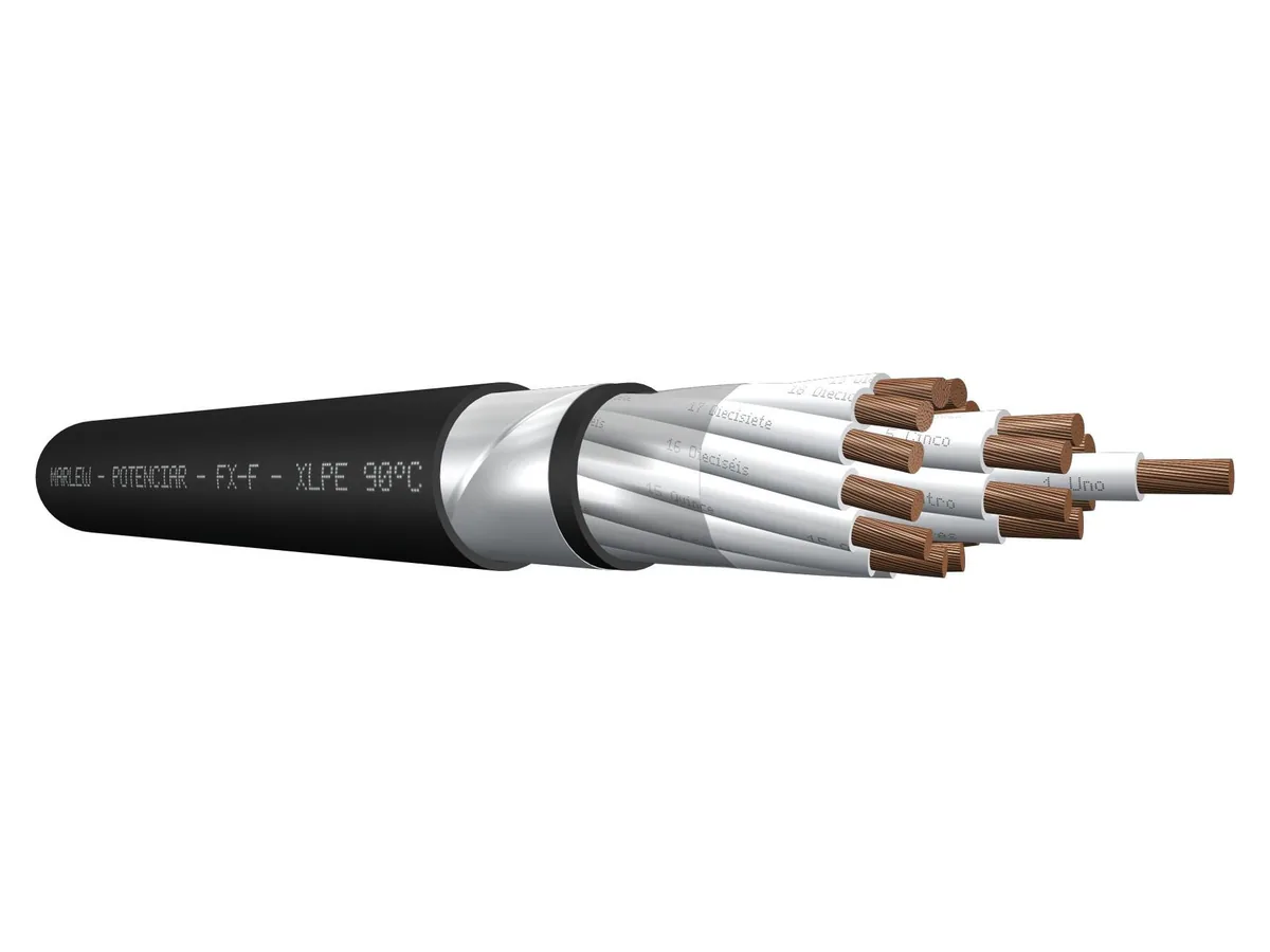 Cable de control con XLPE armado Marlew FX-F Clad con fleje de acero