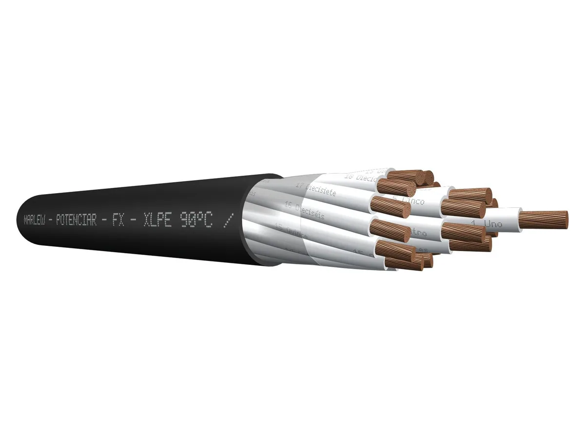 Cable de control multipolar Marlew FX con aislación XLPE