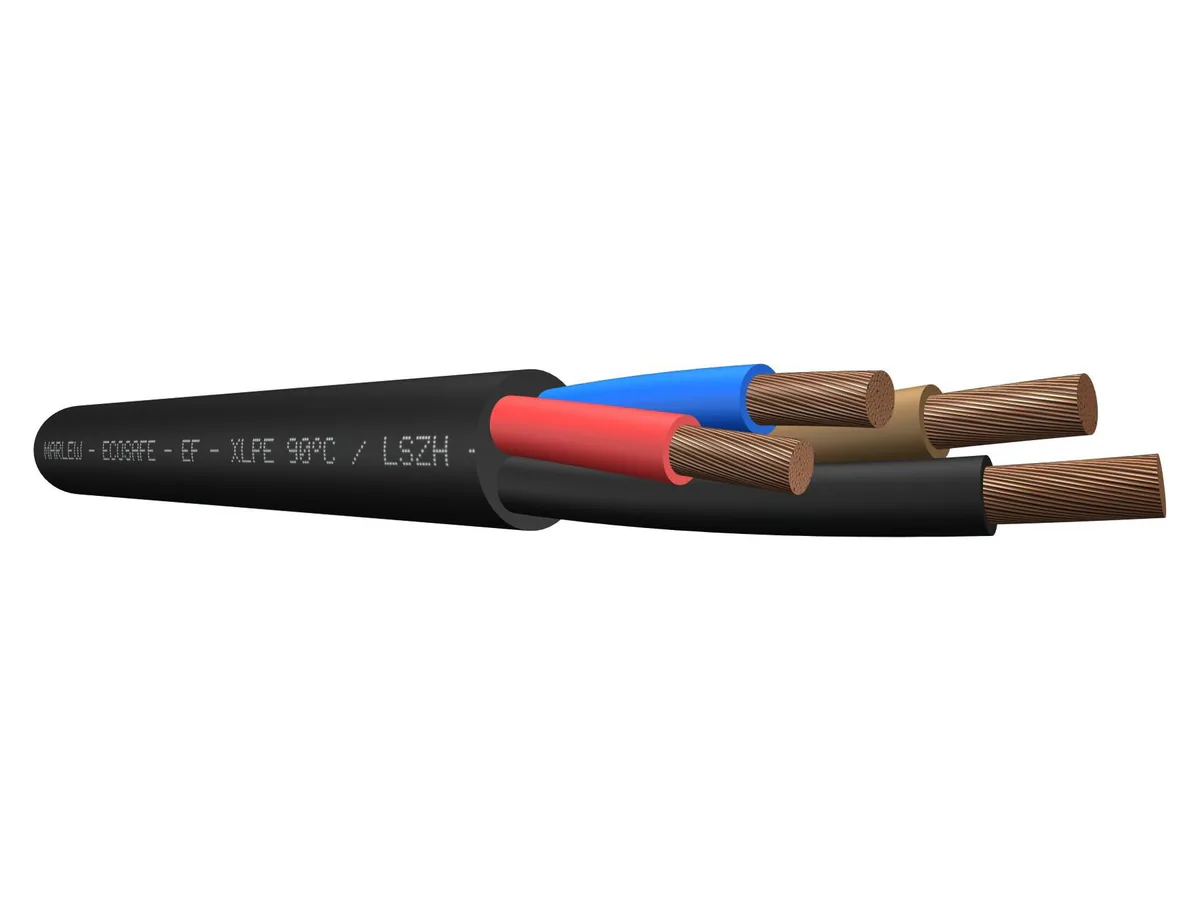 Cable de fuerza LSZH Marlew EF con cubierta libre de halógenos
