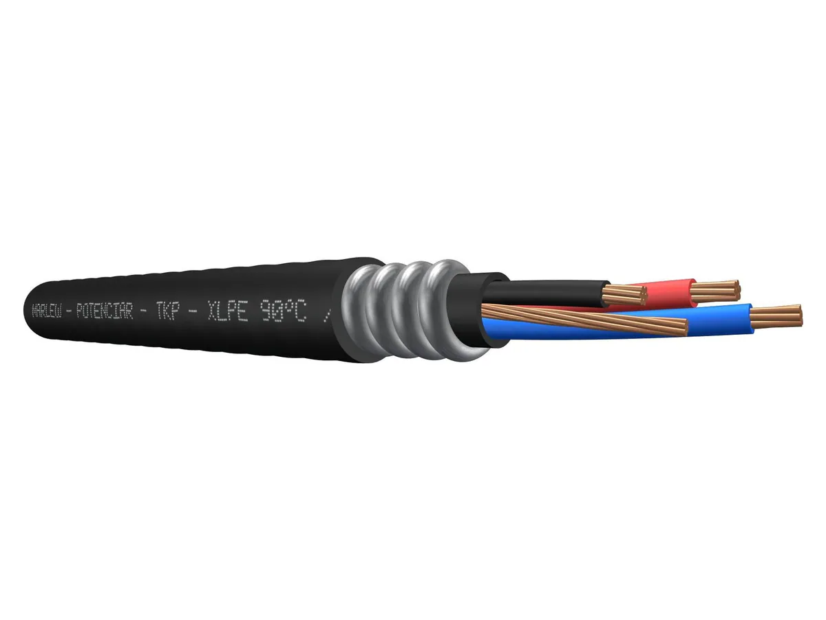 Cable multipolar interlock Marlew TKP Clad con armadura de aluminio
