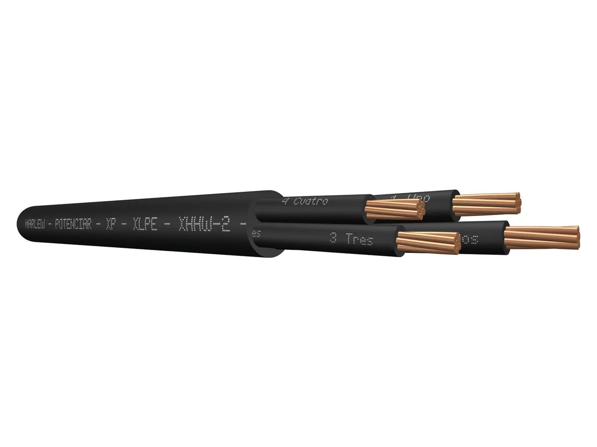 Cable multipolar XHHW-2 Marlew XP con aislación XLPE y cubierta de PVC