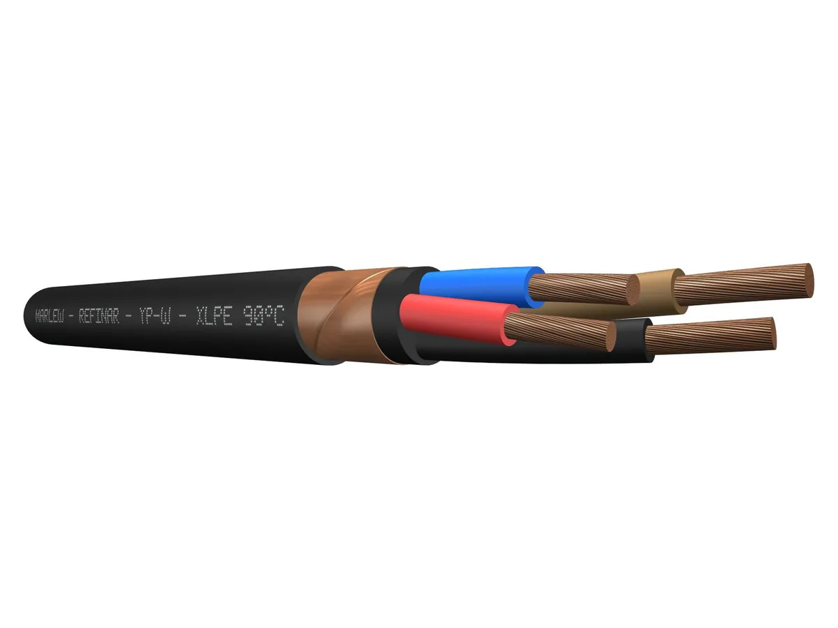 Cable de fuerza petrolero blindado Marlew YP-W Block con fleje de cobre