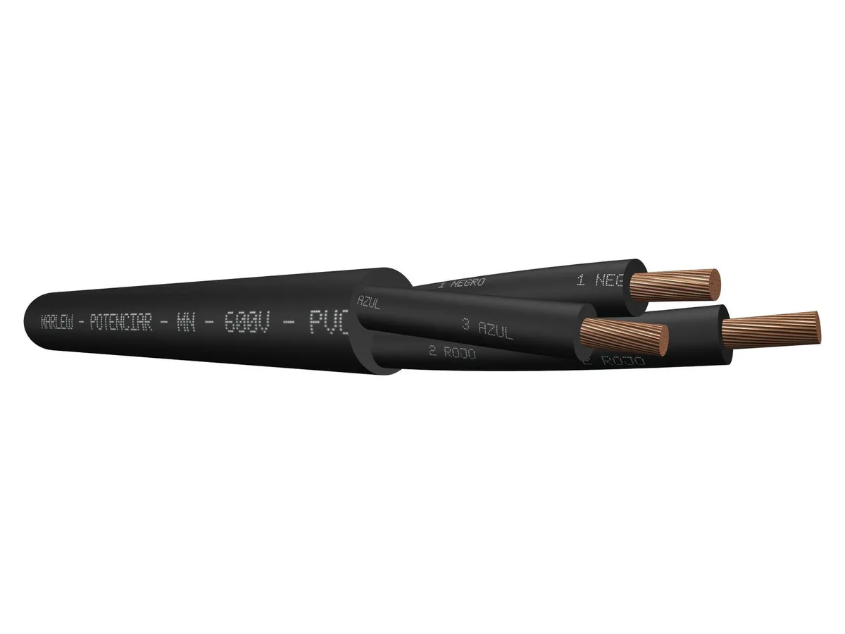 Cable de fuerza de PVC Marlew MN con cubierta de PVC