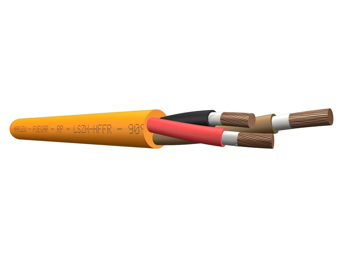 Cable de fuerza resistente al fuego Marlew RP con encintado de mica