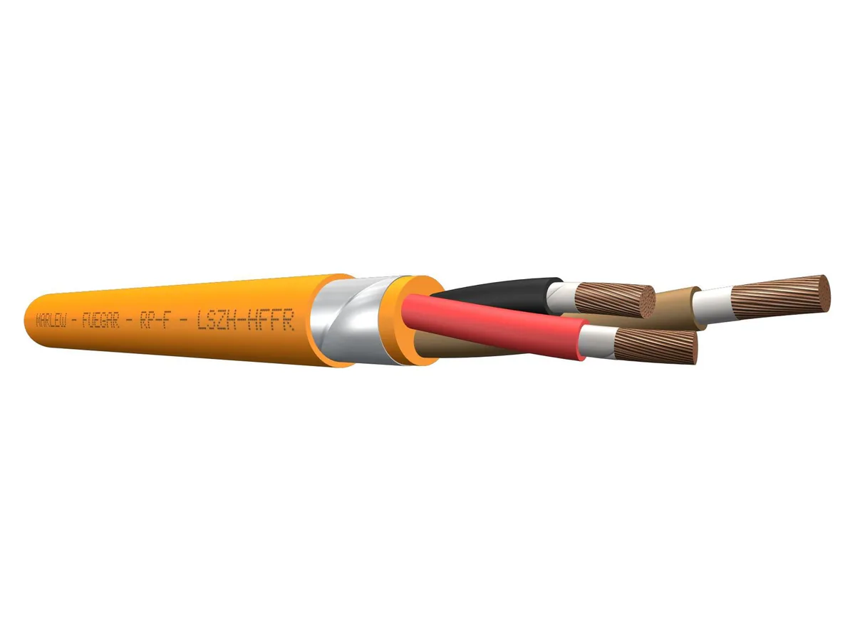 Cable resistente al fuego armado Marlew RP-F Clad con fleje metálico