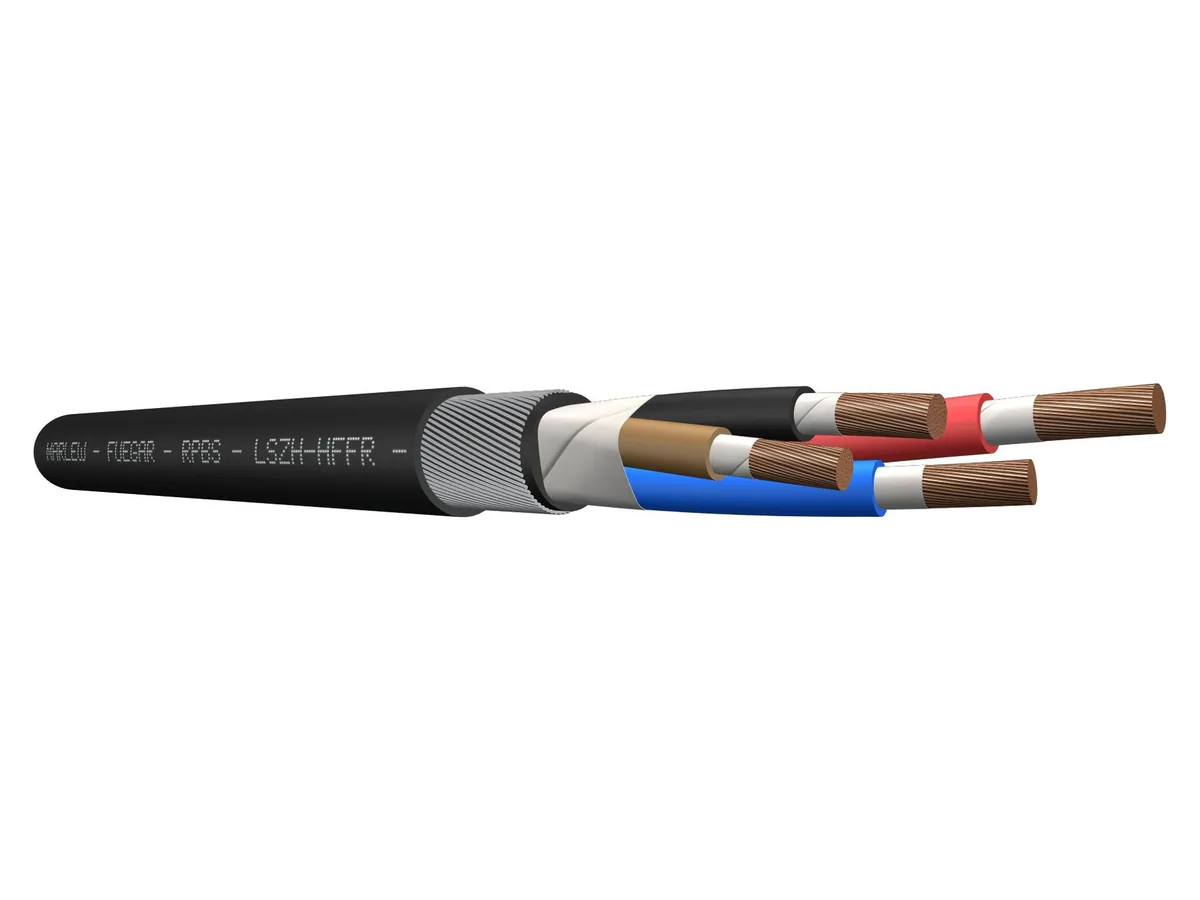 Cable resistente al fuego Marlew RPBS Clad con barrera contra el fuego y armadura