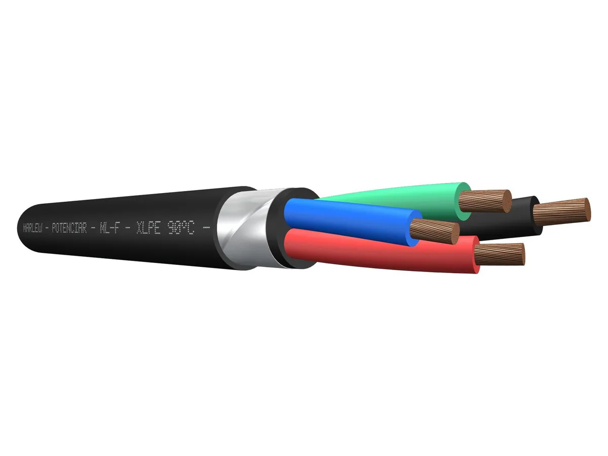 Cable de fuerza con XLPE armado Marlew ML-F Clad con fleje metálico