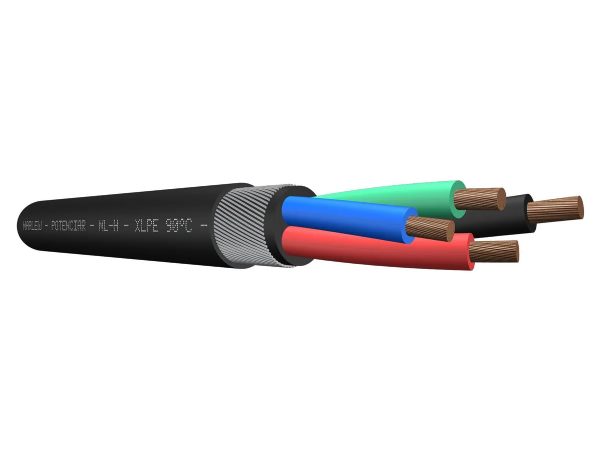 Cable de fuerza con XLPE armado Marlew ML-H Clad con alambres de acero