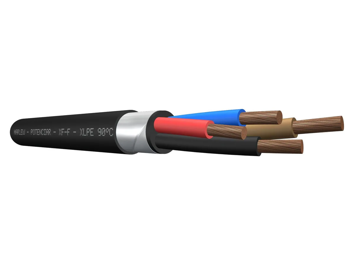 Cable de fuerza con XLPE armado Marlew XF-F Clad con fleje metálico