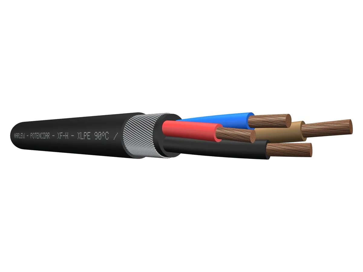 Cable de fuerza con XLPE armado Marlew XF-H Clad con alambres de acero