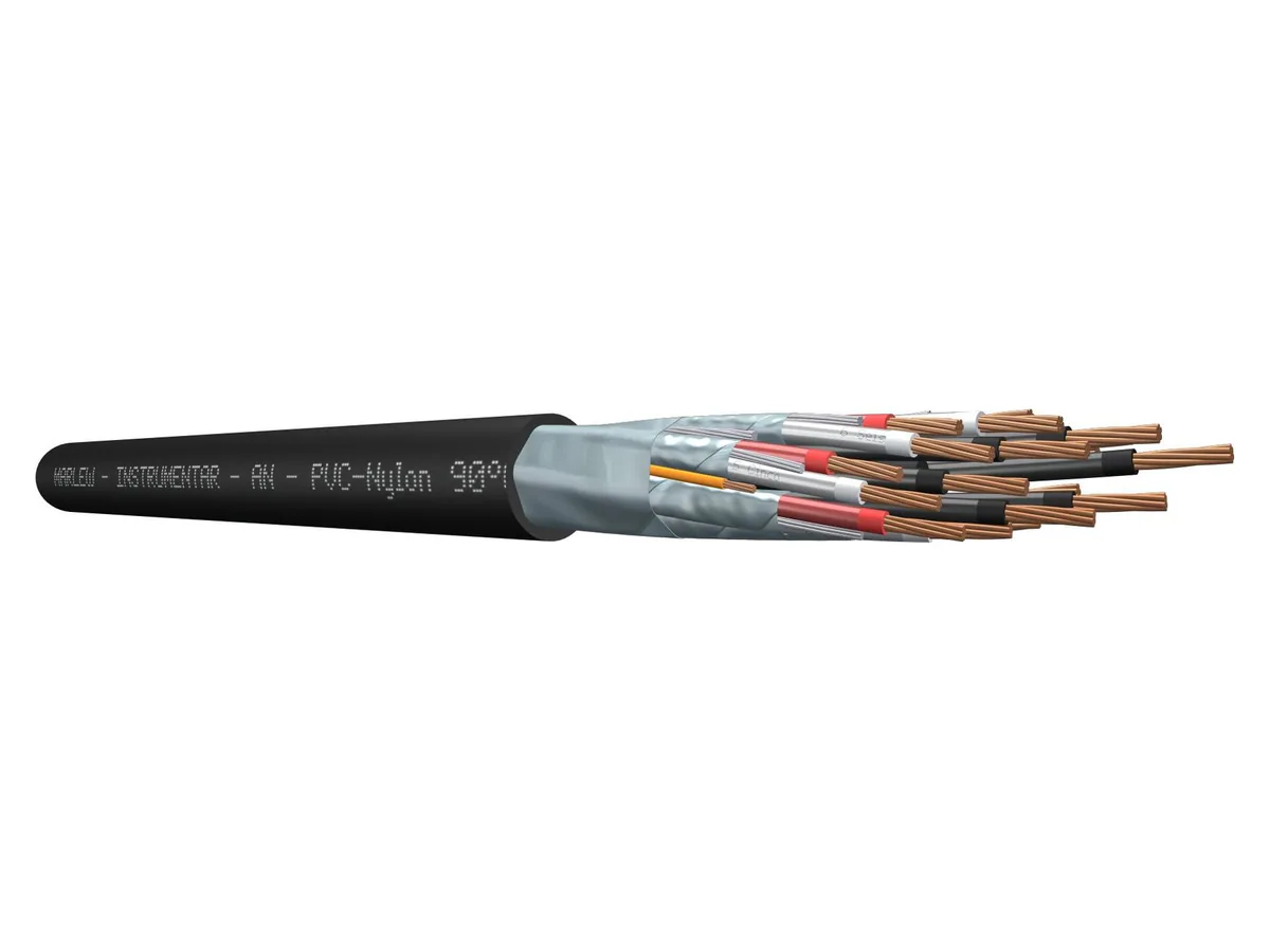Cable de instrumentación de 600 V Marlew AN con cubierta negra