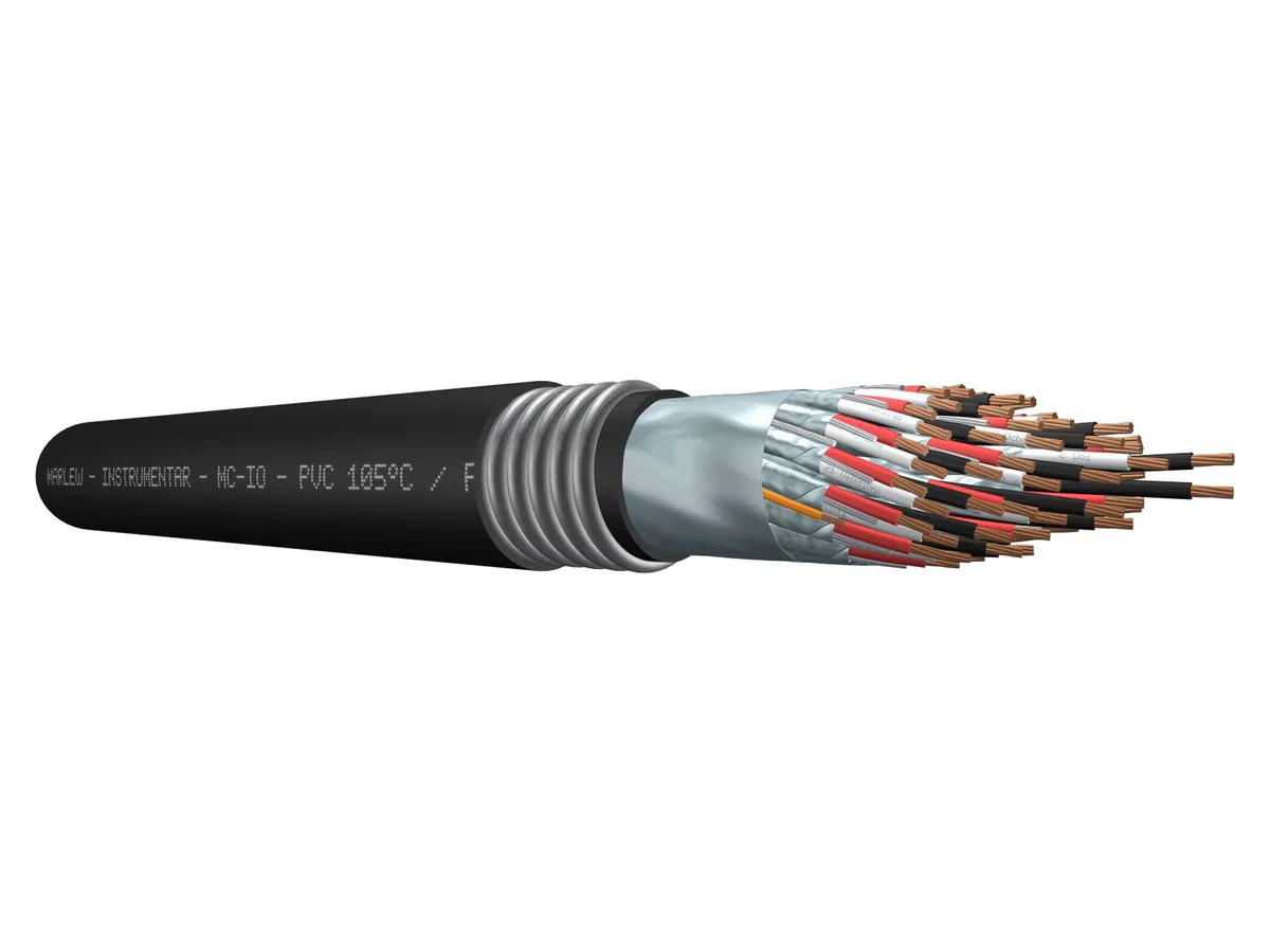 Cable de instrumentación Marlew MC Clad con armadura interlock de aluminio