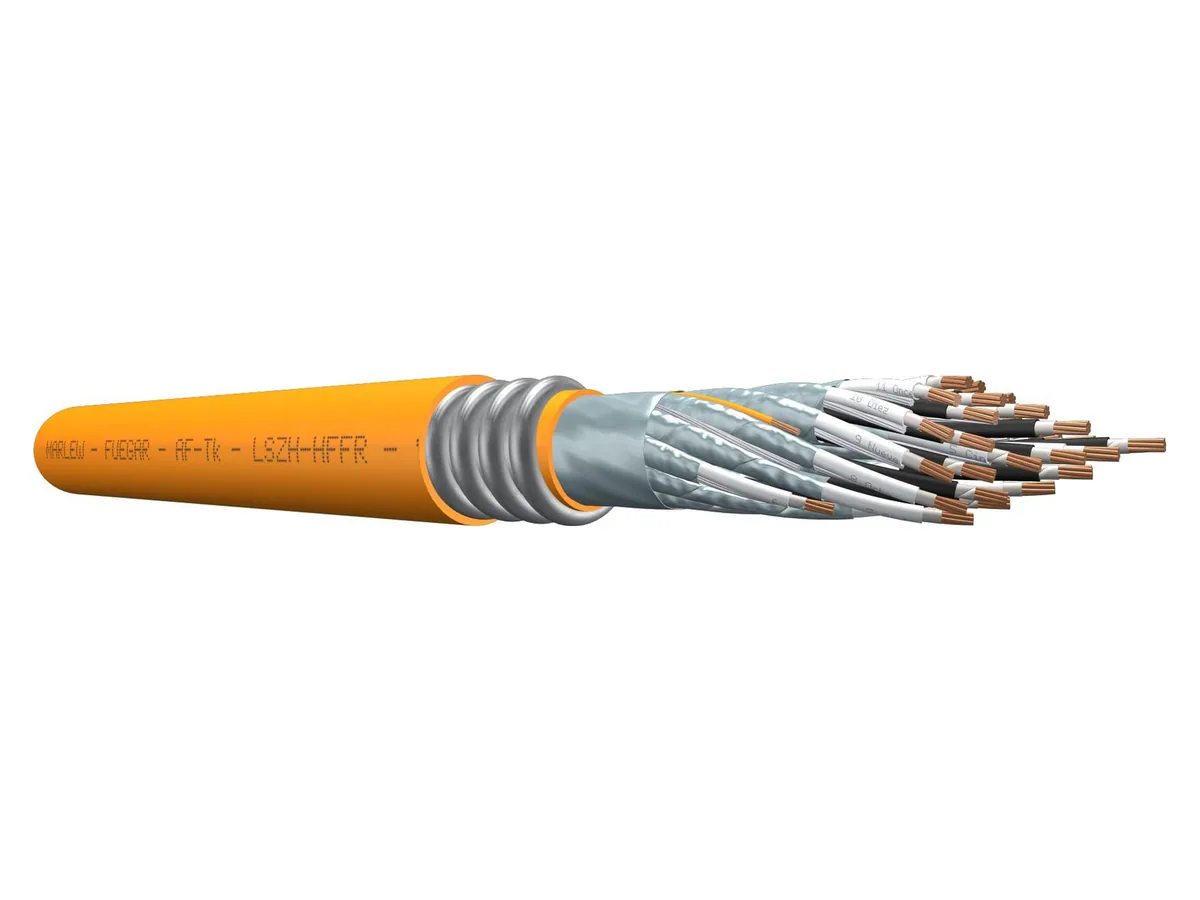 Cable de instrumentación resistente al fuego Marlew AF-TK Clad con armadura interlock