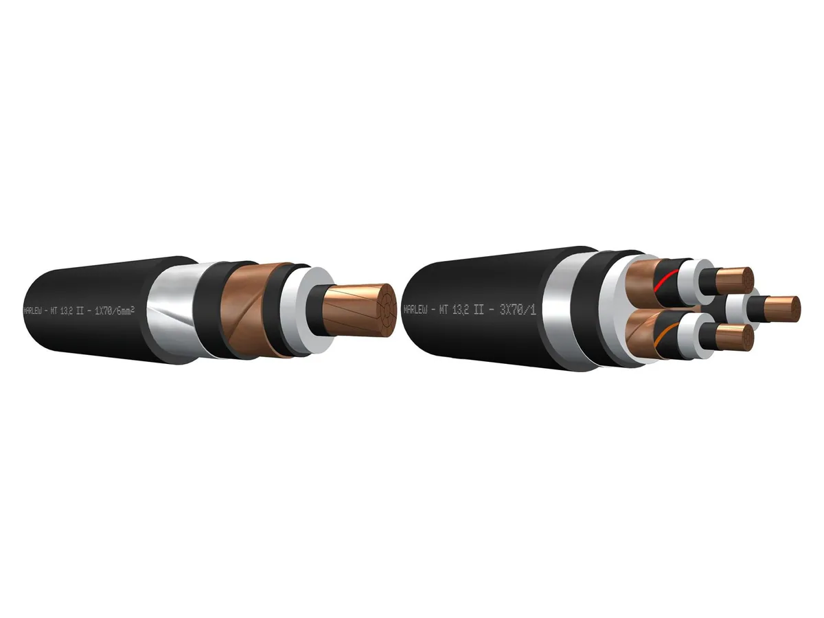 Cable de media tensión armado Marlew MT IRAM Clad con armadura metálica