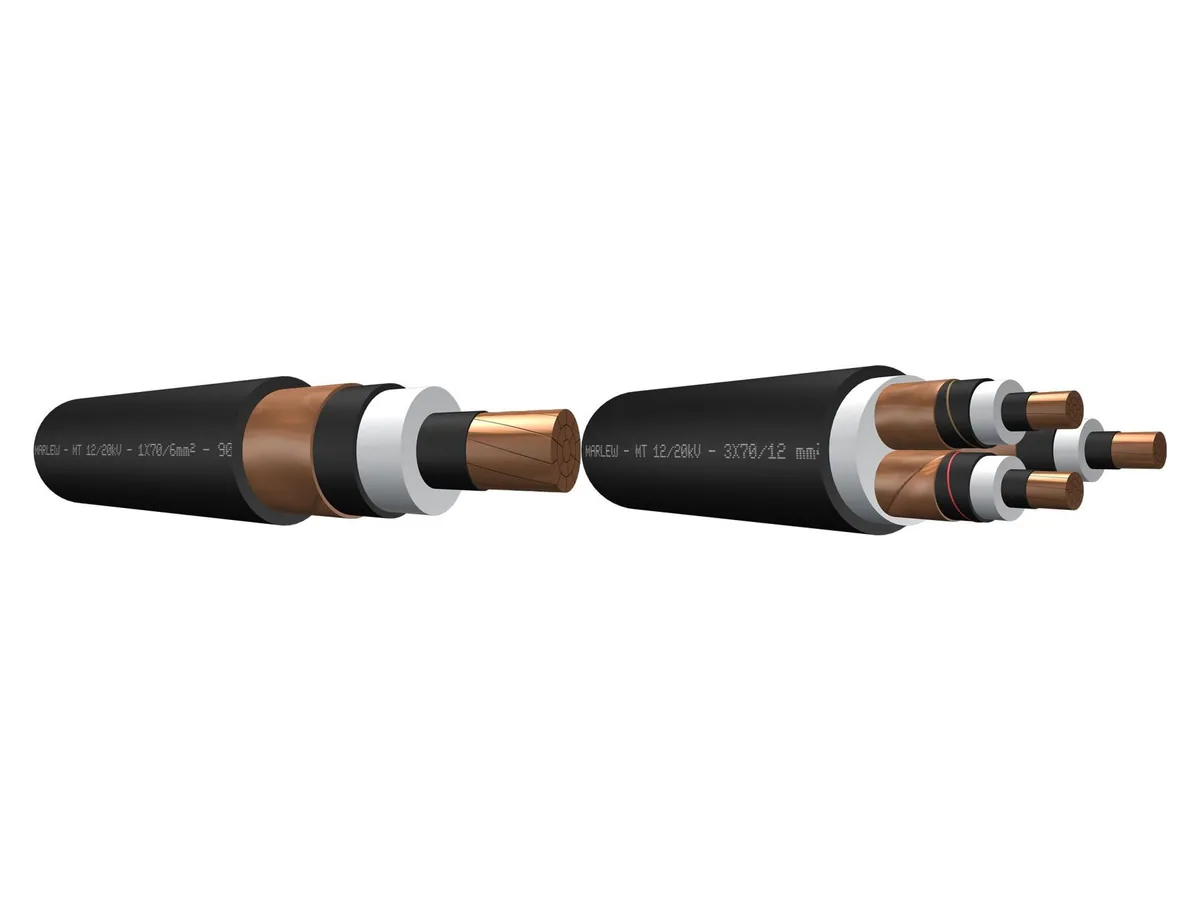 Cable de media tensión armado Marlew MTY IEC Clad con armadura metálica
