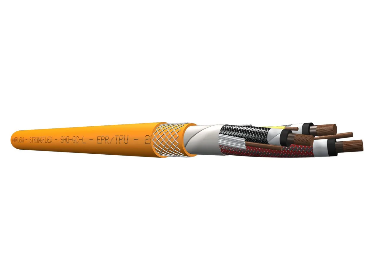 Cable minero flexible blindado Marlew SHD-GC-L con cubierta de poliuretano
