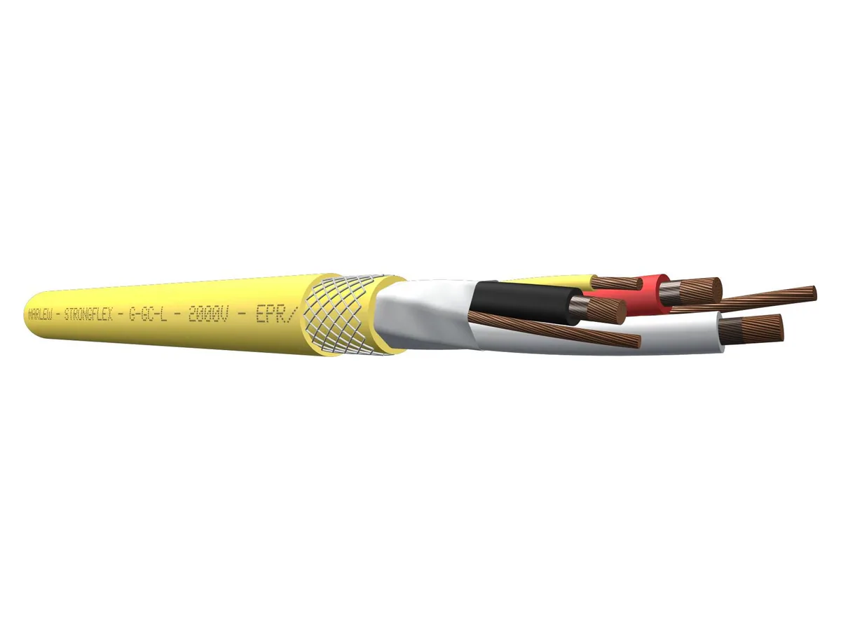 Cable minero con verificación de tierra Marlew G-GC-L con cubierta de poliuretano