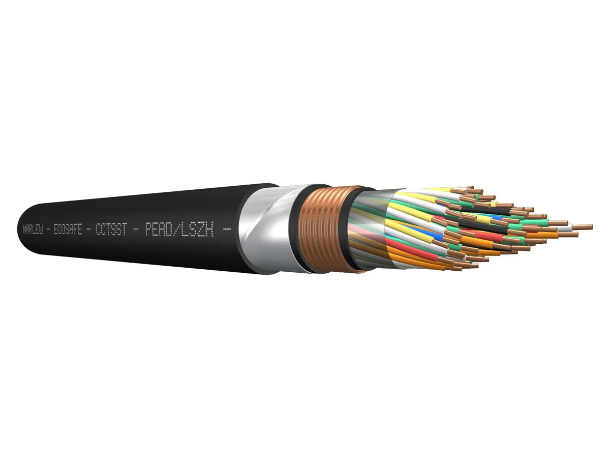 Cable multicuadrete armado Marlew CCTSST con cubierta libre de halógenos