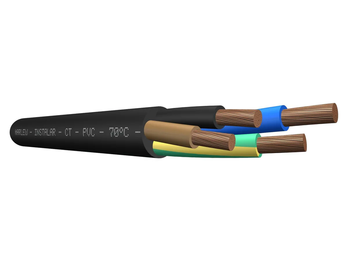 Cable multipolar flexible Marlew CT con cubierta de PVC