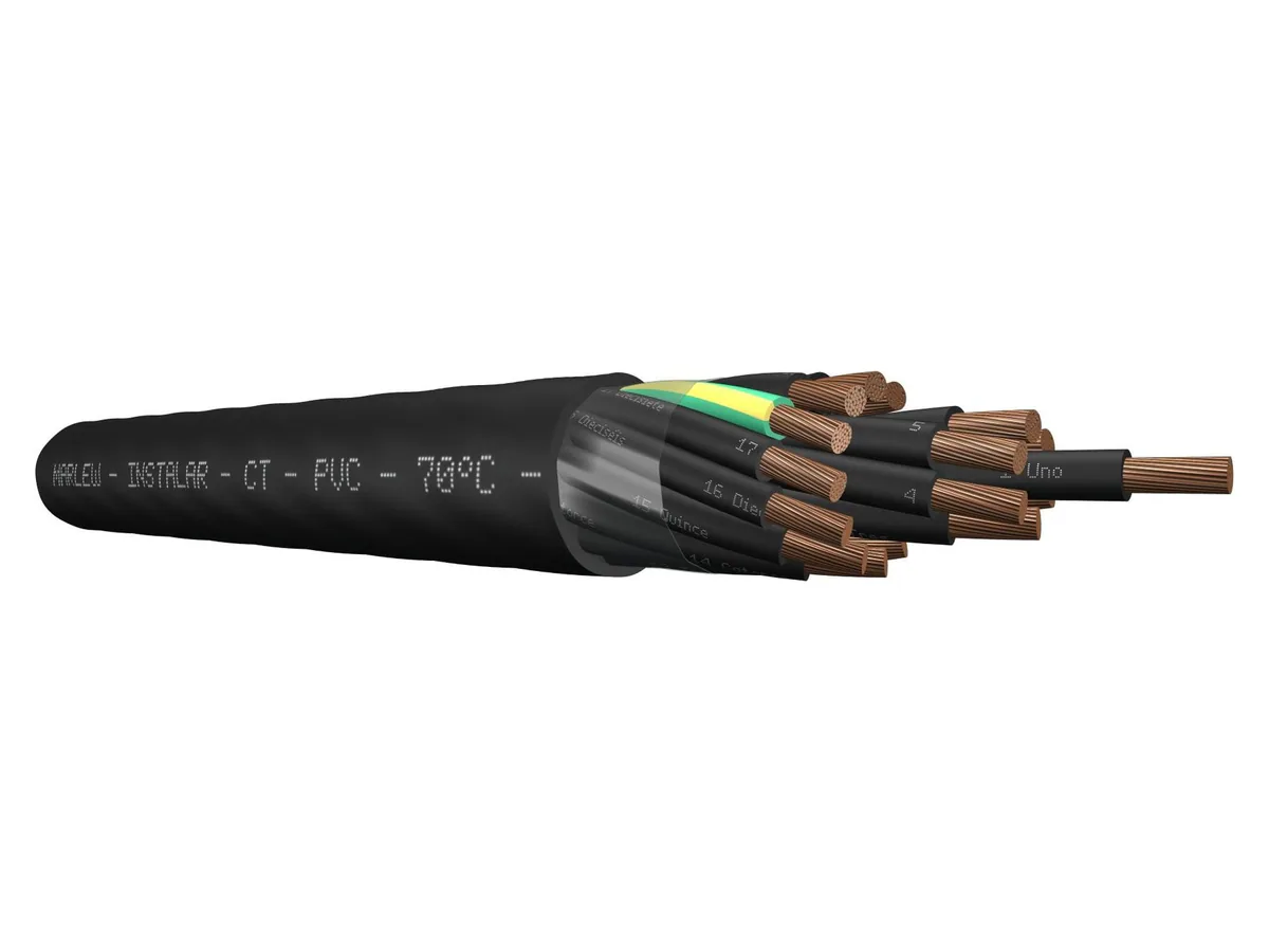 Cable multipolar flexible Marlew CT+5 con cubierta de PVC