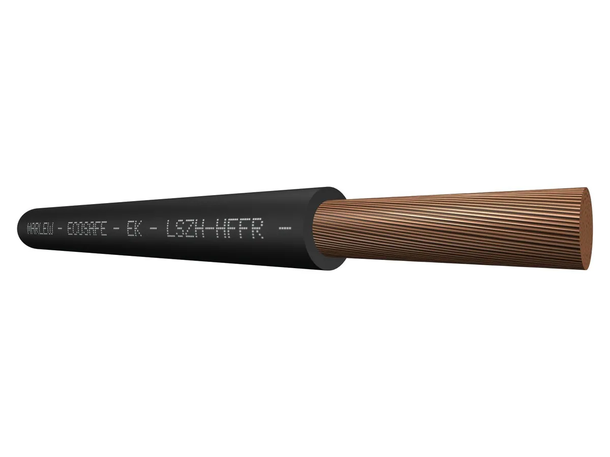 Cable unipolar flexible Marlew EK con aislación libre de halógenos