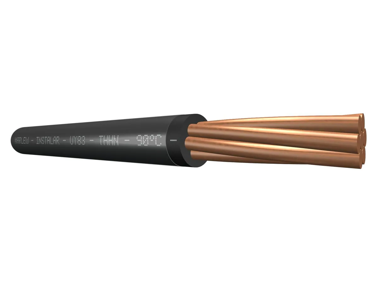 Cable unipolar Marlew UY83 con doble aislación de PVC y nylon