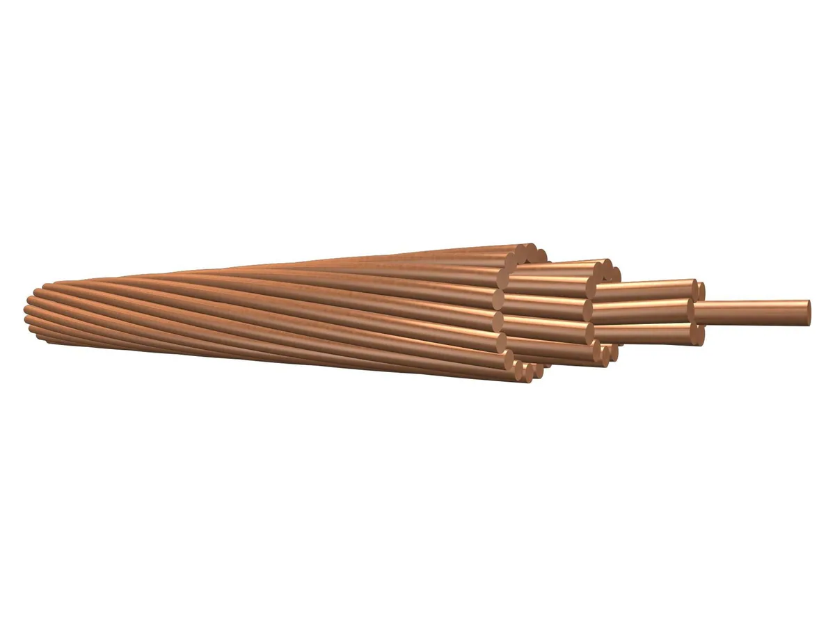 Cuerda desnuda de cobre recocido Marlew CD en rollo