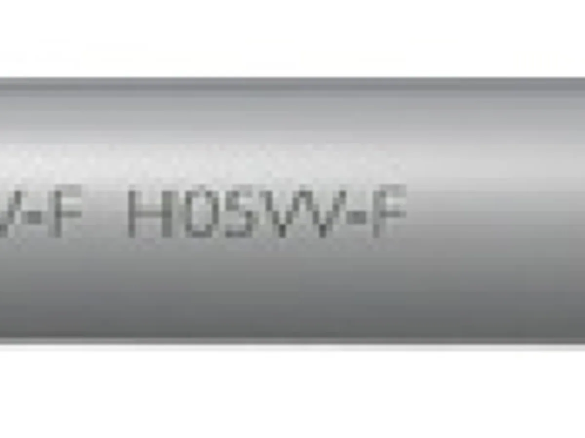 Rollo de cable Topflex VV-F H05VV-F de cobre con aislación PVC gris para uso doméstico