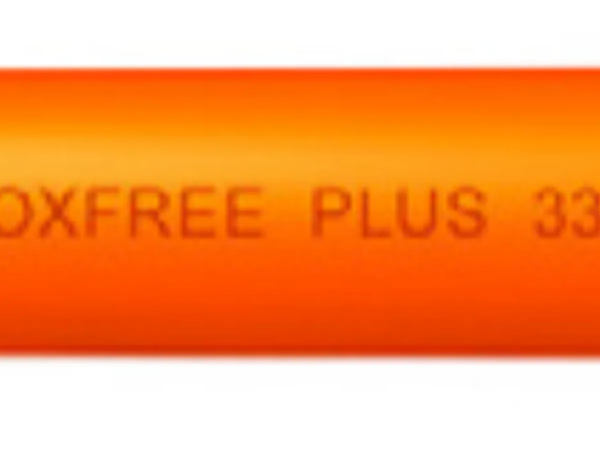 Rollo de cable Toxfree Plus 331 ZH RZ1-K resistente al fuego, cubierta naranja libre de halógenos