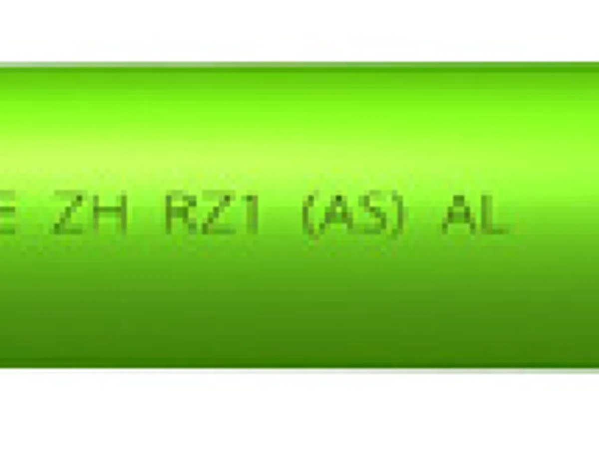 Cable Toxfree ZH RZ1 AS de aluminio con cubierta verde libre de halógenos para edificios