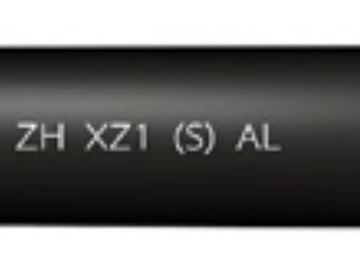 Rollo de cable Toxfree ZH XZ1 S de aluminio negro libre de halógenos para redes subterráneas
