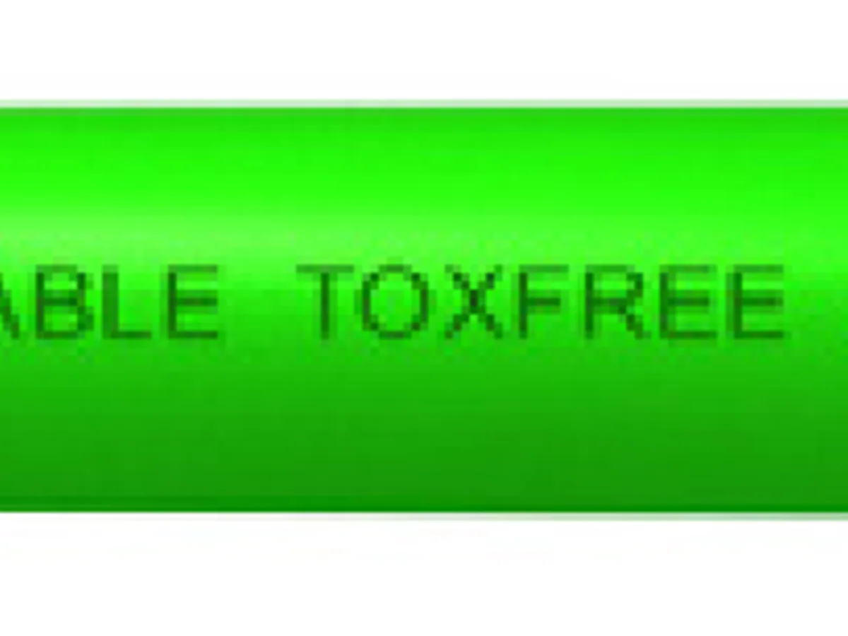 Rollo de cable Toxfree ZH Z1C4Z1-K apantallado libre de halógenos con cubierta color verde