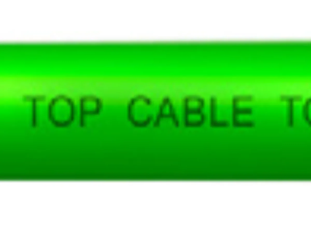 Rollo de cable Toxfree ZH Z1Z1-K verde, libre de halógenos, para lugares de pública concurrencia