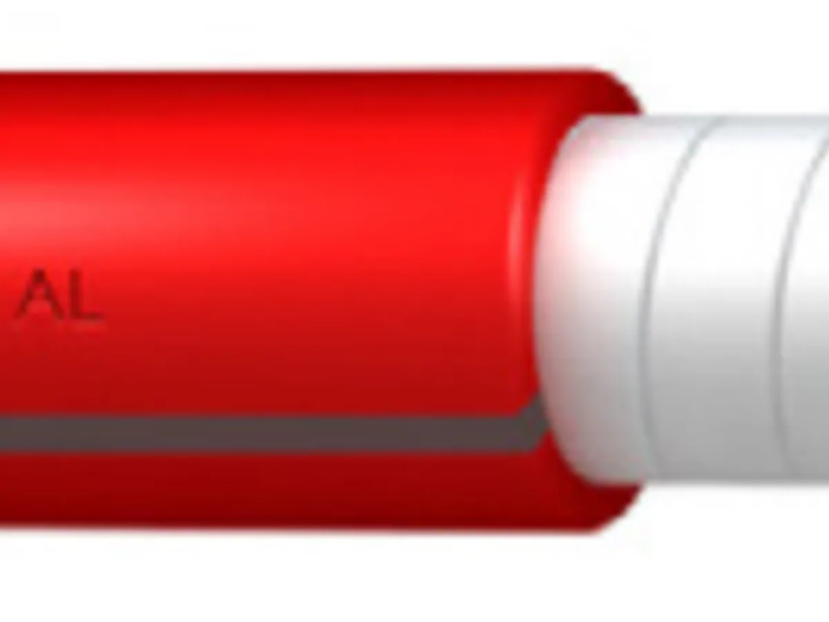 Cable X-VOLT AL RHZ1 S de media tensión con cubierta roja y franjas grises libre de halógenos